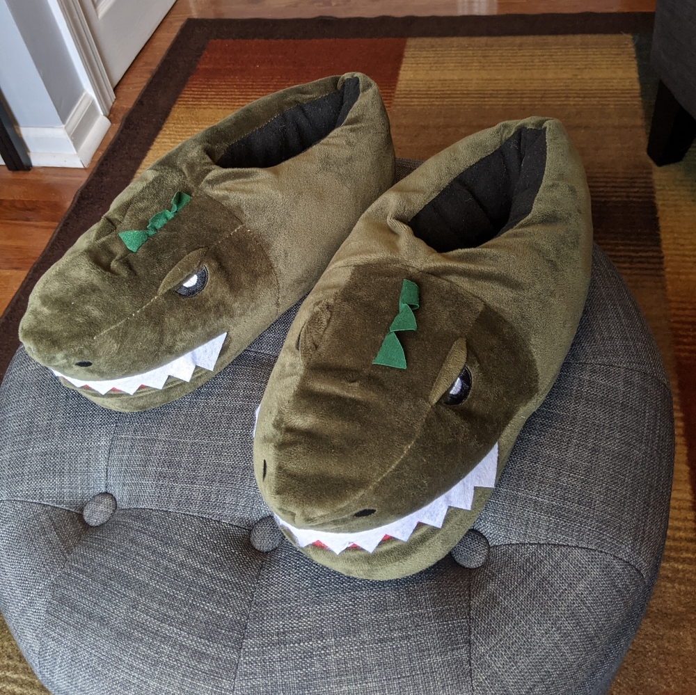 🦖 T-rex Novelty Slippers 🦖